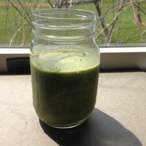 Final product kale smoothie